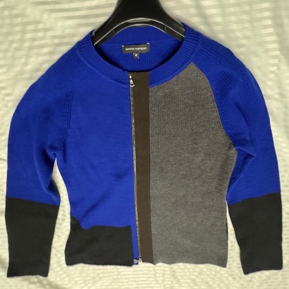 Narciso Rodriguez Blue and Gray Sweater/jacket - Picture 5 of 5